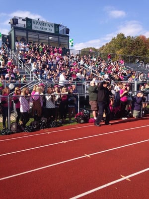 Steinert's stands during 2014's Pink Out Game