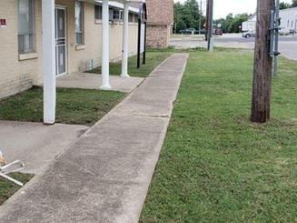 Church front in Temple after completed job.