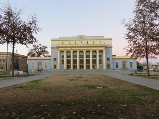 Front view during winter/drought