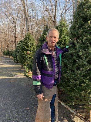 Dave w/ the Christmas Trees!