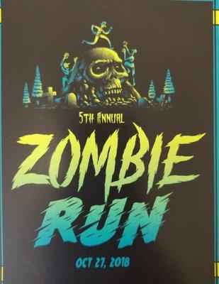 The 5th annual Zombie Run and Emergency Preparedness Fair Register now if you want to snag an awesome  bag filled with emergency swag.