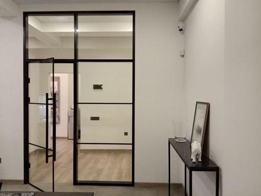 Loft glass partitions