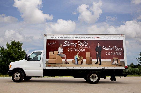 Happel Inc., Realtors Sherry Hills' Truck