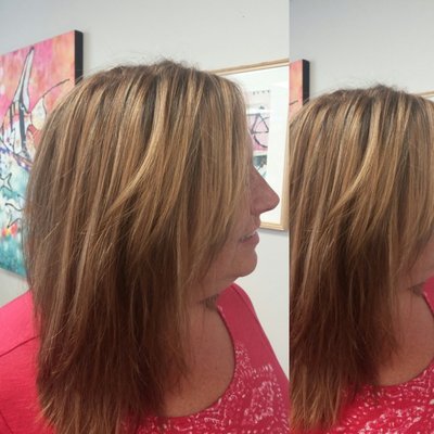 Beautiful blond highlights!