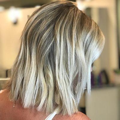 Blonde highlights