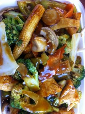 Tofu & mixed veggies