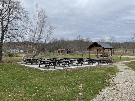 Lots of outdoor seating!