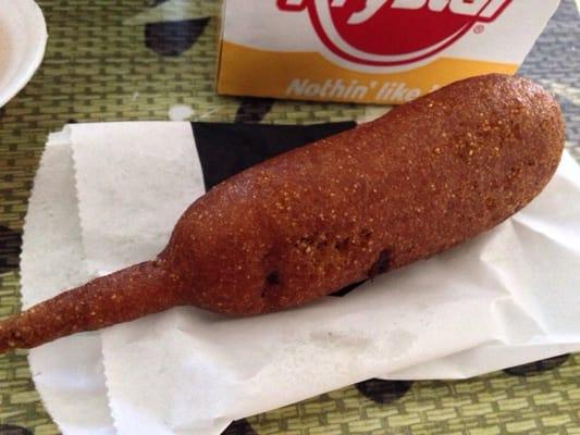 Krystal Corn Dog- normal frozen grocery dog nothing special, yet tasty