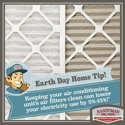 Did you know that replacing air filters is good for the environment and your pocket book? http://tinyurl.com/jypmfnk