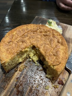 Perfect Cornbread and the serving is enough to take home