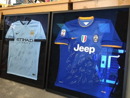 We frame Your Game Soccer jerseys.