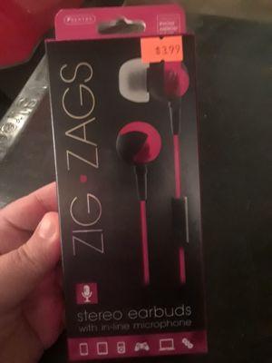 Some of my purchases...earbuds $3.99. Purchased before. Great quality but dog ate 'em.