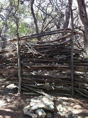 One if the many art installations around the preserve.