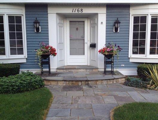 Planters make great doorway accents