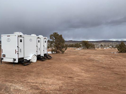 3 stall restroom trailer in St George Utah