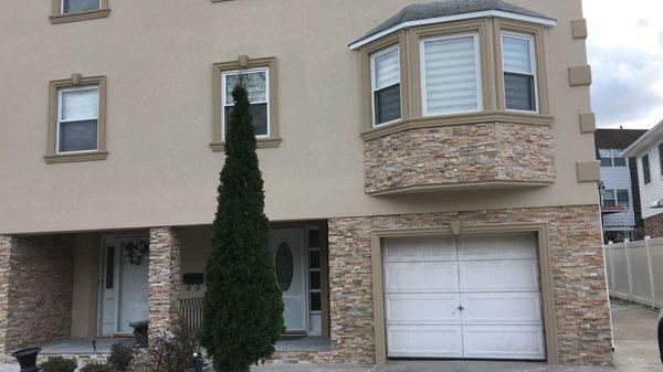 EIFS Stucco Wall System Installation. Queens NY