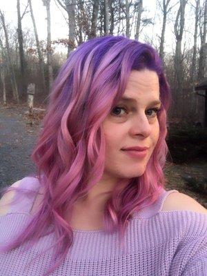 1st time the purple/punk was done... love it!