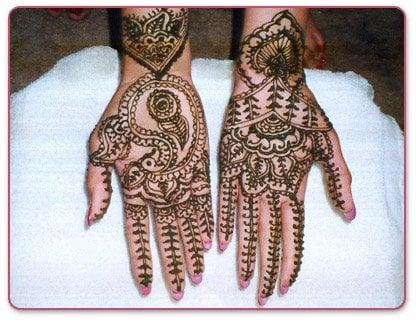 Henna on hand