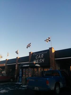 Checkered flags