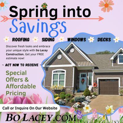 Spring Into Savings!