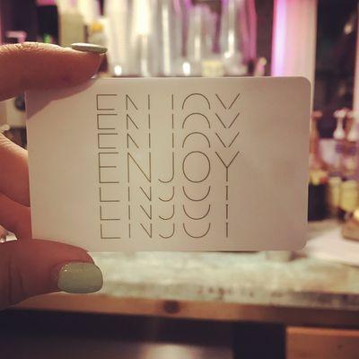 We have gift cards!