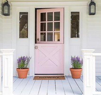 Dutch door We painted pick  is it beautiful ?