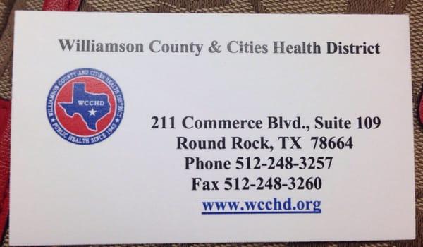 Williamson County and Cities Health District