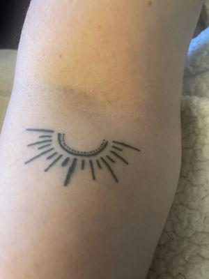 Sun tattoo