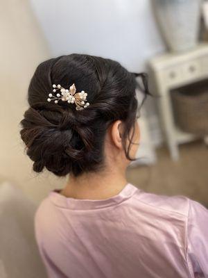 Bridal updo