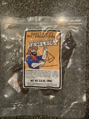 Sweet and Spicy Brisket Jerky