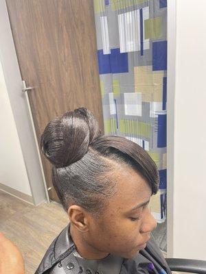 Updo for special occasions