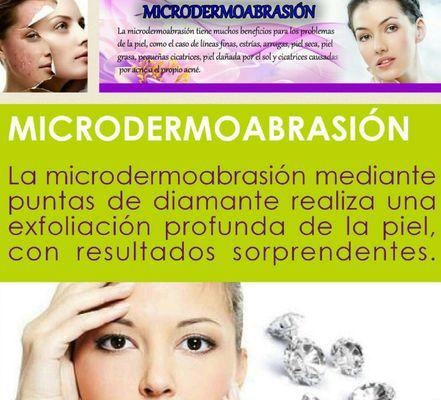 Microdermabrasion paquete de 3 Sesiones $ 208