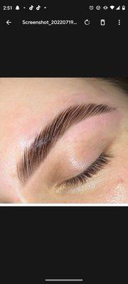 Brow Lamination/ Brow Tinting