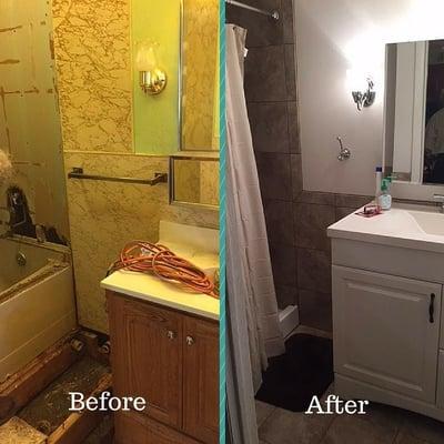 Call our experienced bathroom remodelers!