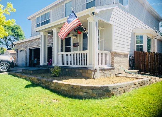 Porch Overlay and Garden Wall