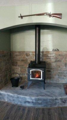 Lets stay warm with a Kuma wood stove