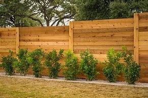 Modern Horizontal Privacy Fence