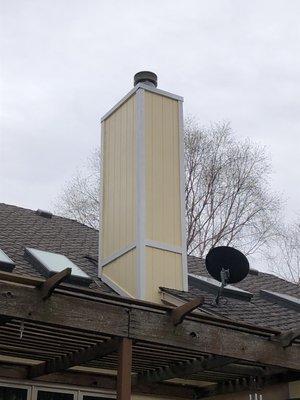 Chimney repairs finished