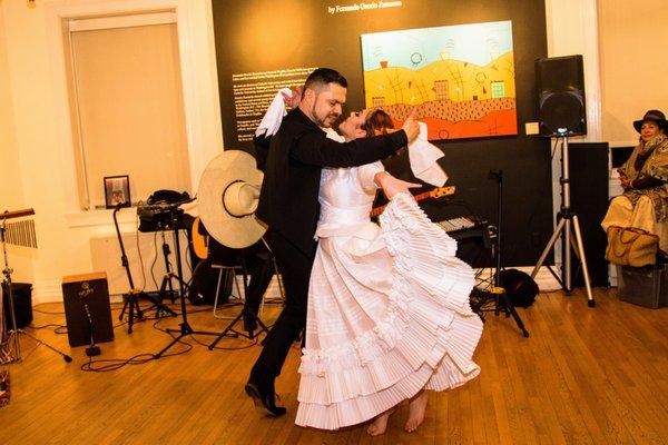 Dancing at the Embassy of Peru