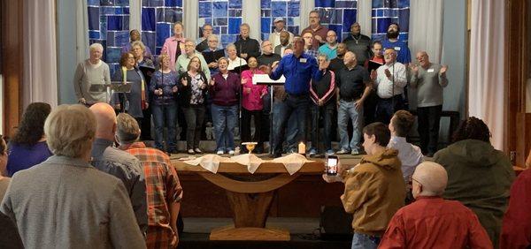 Choir during service.