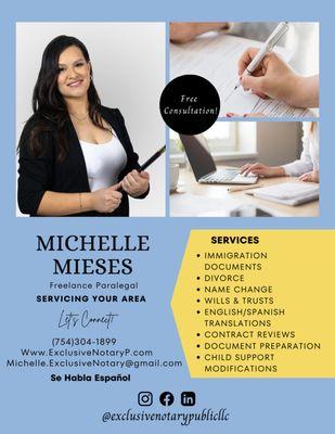 Now offering freelance paralegal services!!