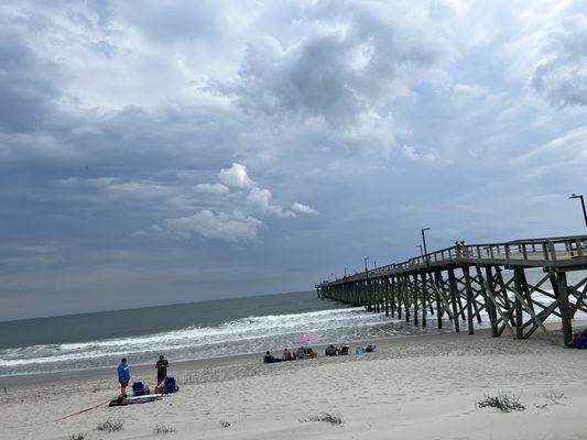 Pier outside of the motel