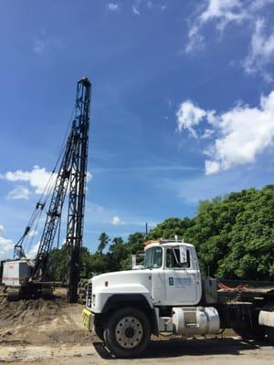 Pile Driving Rig