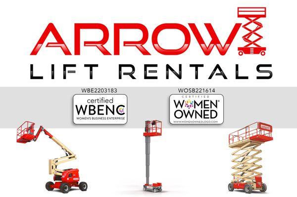 Arrow Lift Rentals is a WBE and WOSB certified business.