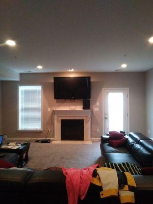 TV Mount Installation Over Fireplaces