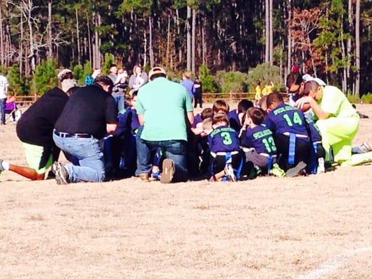 Pre-game prayer