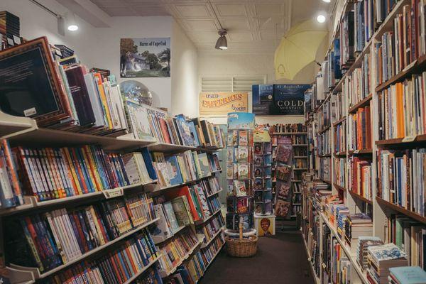 A tiny bookshop that's stacked with beautiful books, and some quite rare.