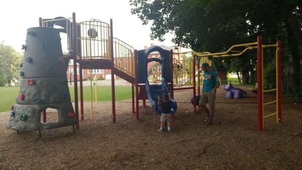 The playground in the village