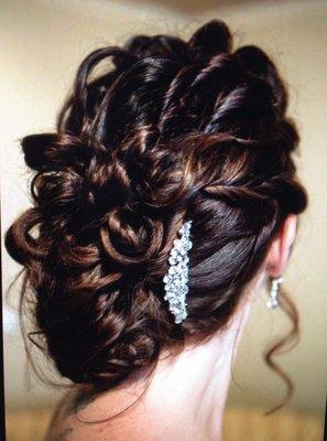 Bridal updo