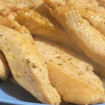 Skillet Cooked Chicken Tender Strips